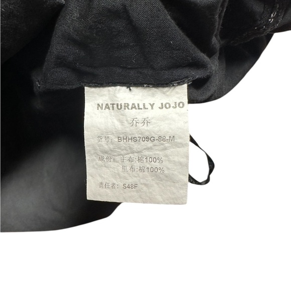 Naturally JoJo Women’s Japanese 100% Cotton Black Balloon Mini Skirt ~ Size M - Picture 8 of 10